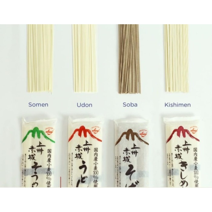 

Joshu Akagi Soba Somen Udon Kishimen 270 gr Mi Kering Jepang - Udon
