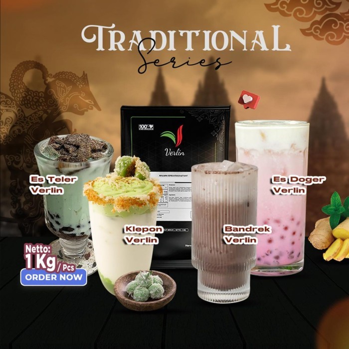 

Verlin Powder Drink All Variant Bubuk minuman rasa Varian Lengkap - Coffee Hazelnut