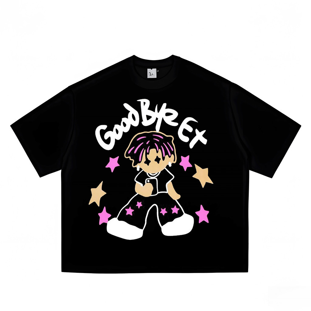 Tshirt Cotton 24s Mirror Selfie Black