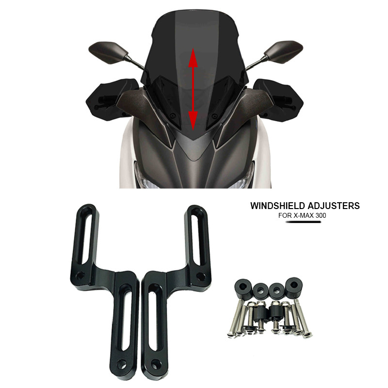 X-MAX 300 Motorcycle Windshield Regulator Adjusters Windshield Bracket For YAMAHA XMAX 300 XMAX300 2