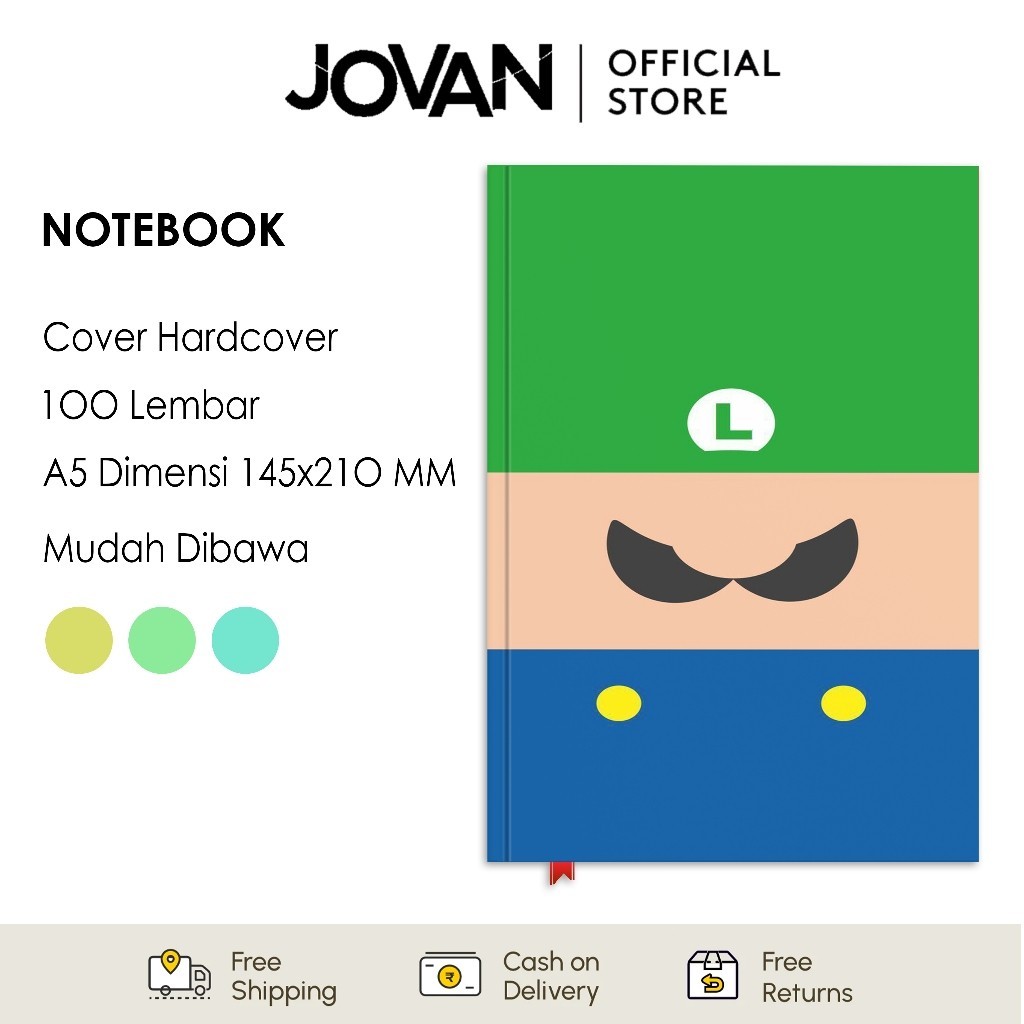 

Notebook Hardcover Custom Super Mario Bros 2 Buku Tulis Catatan Note Agenda Planner Jurnal Diary Notebook Anime