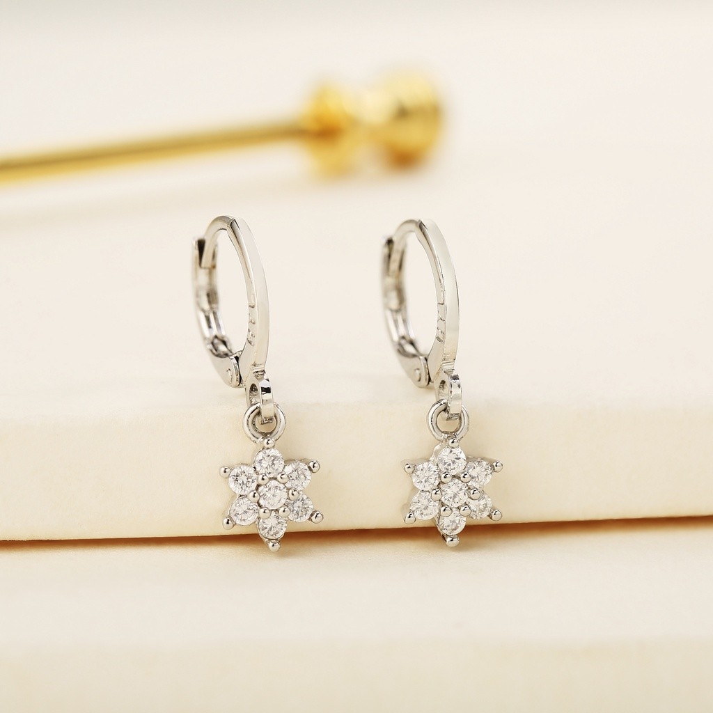SALE Lanme Jewelry Anting Wanita Korea Titanium Anti Karat Berlian Anting Tusuk Aksesoris Fashion Ea