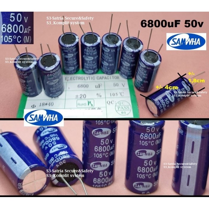 Elko 6800uF 50V elco 6800 uf 50 v 50V6800uF 6800uF/50V 6800UF 6800uf