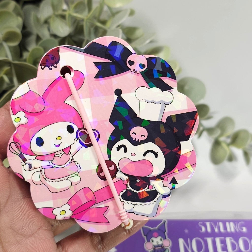 

NOTEBOOK AESTHETIC SANRIO HOLOGRAM STYLING