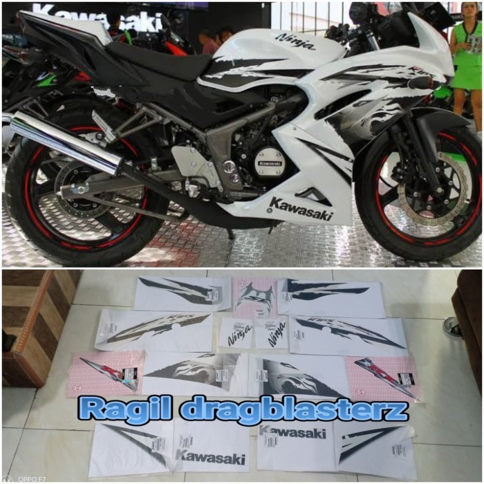 striping stiker set new ninja rr SE 2012 original Kawasaki