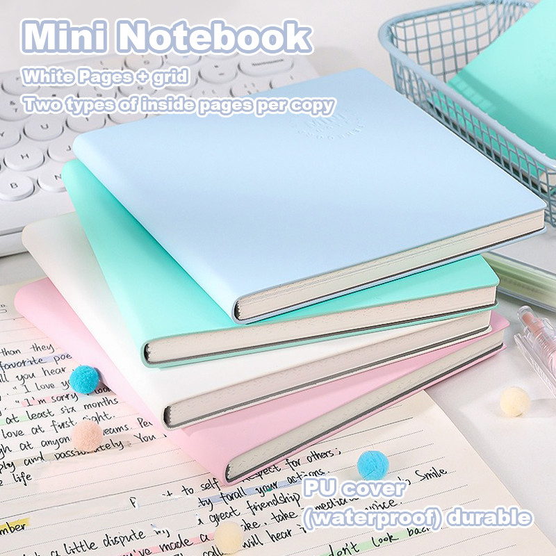 

Square Notebook Journal Mini Notepad Diary Agenda Planner Languo 72sheets Grid and Blank Writing Paper School Office Supplies
