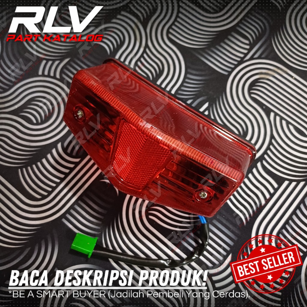 Lampu stop rx king new peredam stoplamp rx king