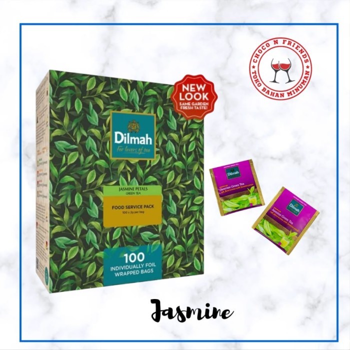 Teh Dilmah 100sachet Jasmine