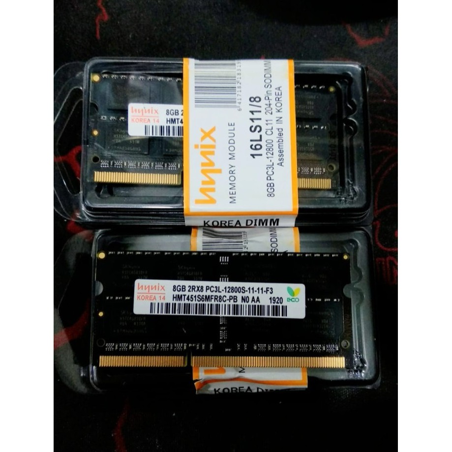 Hynix 8GB DDR3L 1600/12800 (Sodimm) / Ram Sodimm 8GB DDR3L PC12800