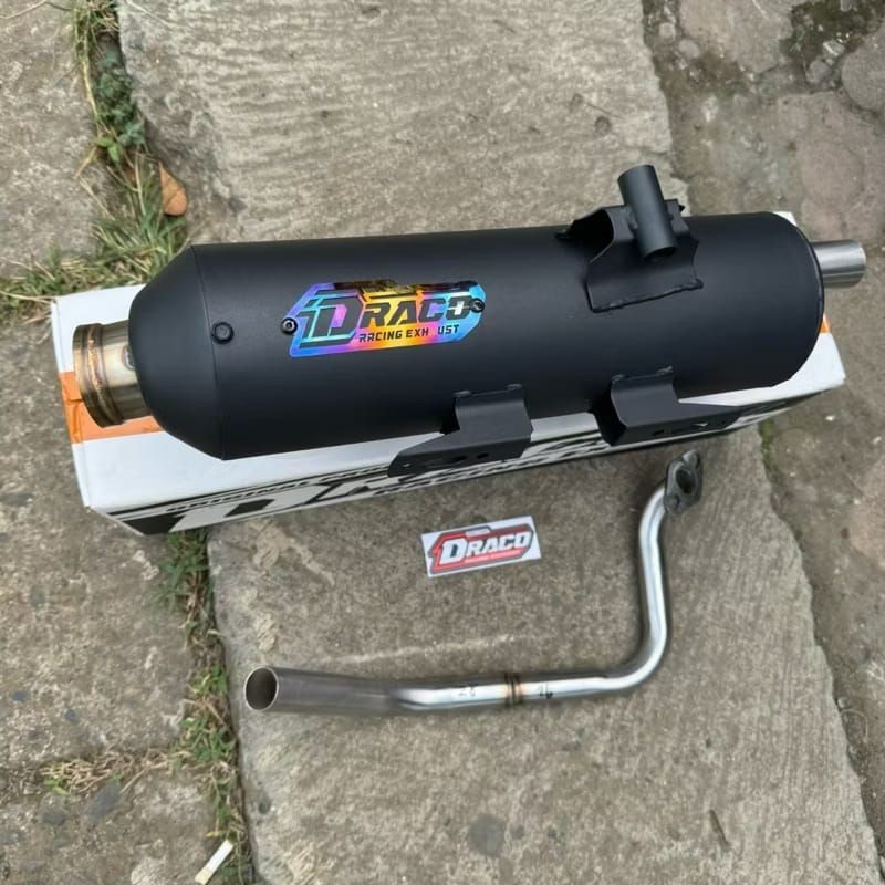 Knalpot Standar Racing Draco Moncong Shijiro Scoopy 2023 Scoopy 2019 Scoopy 2021 Scoopy Fi Scoopy