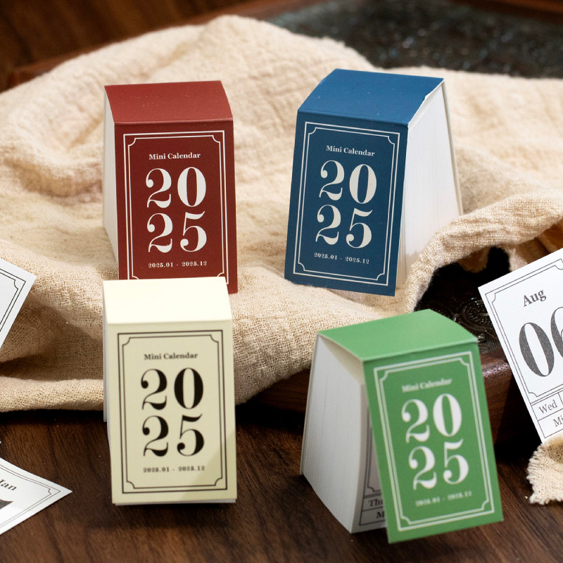 

Yoofun 365 days Mini Desktop Calendar Table Calendar Memo Planner Scrapbooking Decor Material Papers Office Stationery