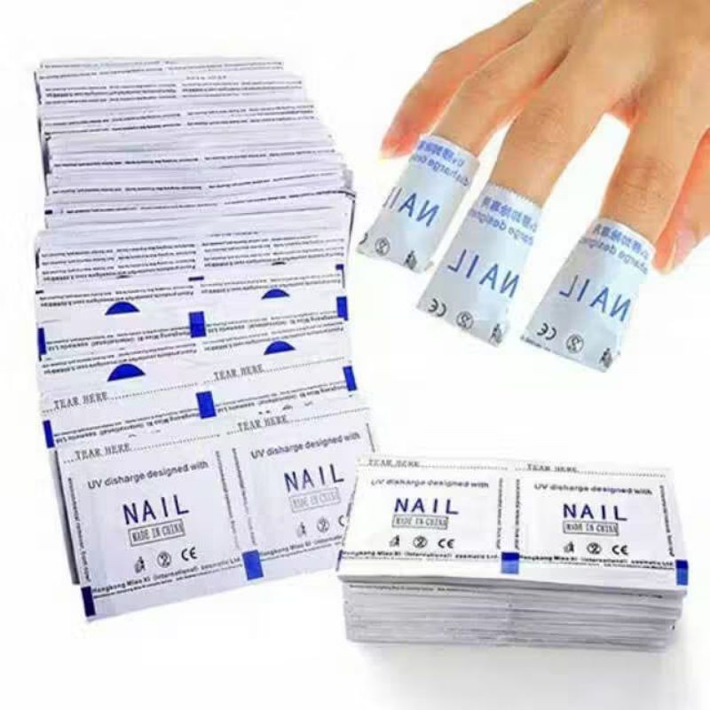 Nail Gel Remover Wrap Penghapus Nail Gel Kuku Nail Art