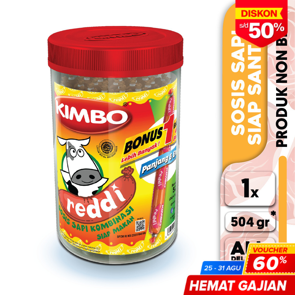 

New KIMBO Reddi Sosis Sapi ToplesPremium