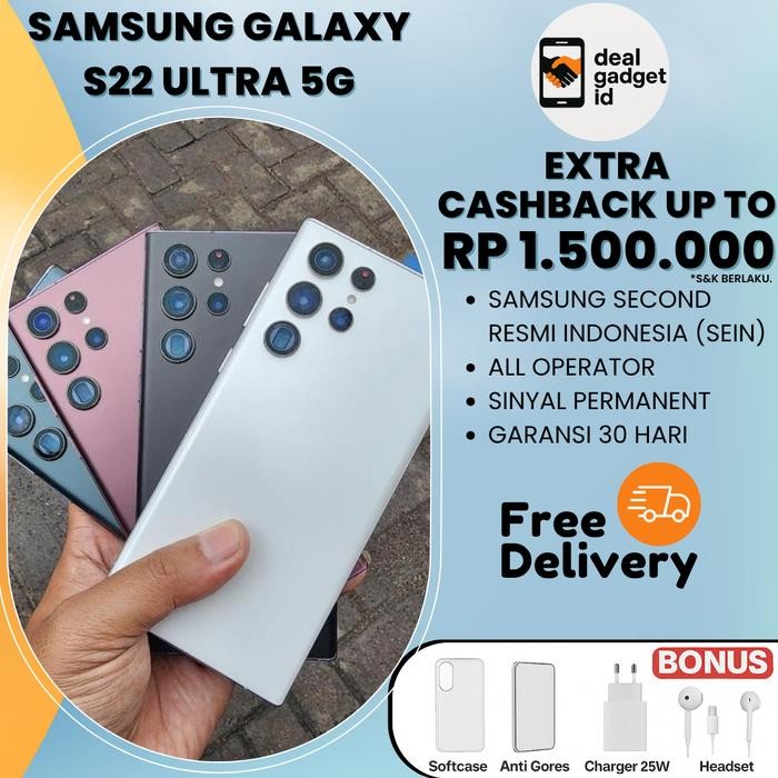 SEIN Samsung Galaxy S23 Ultra & S22 Ultra 5G 12/1TB 512GB 256GB Second Fullset Original