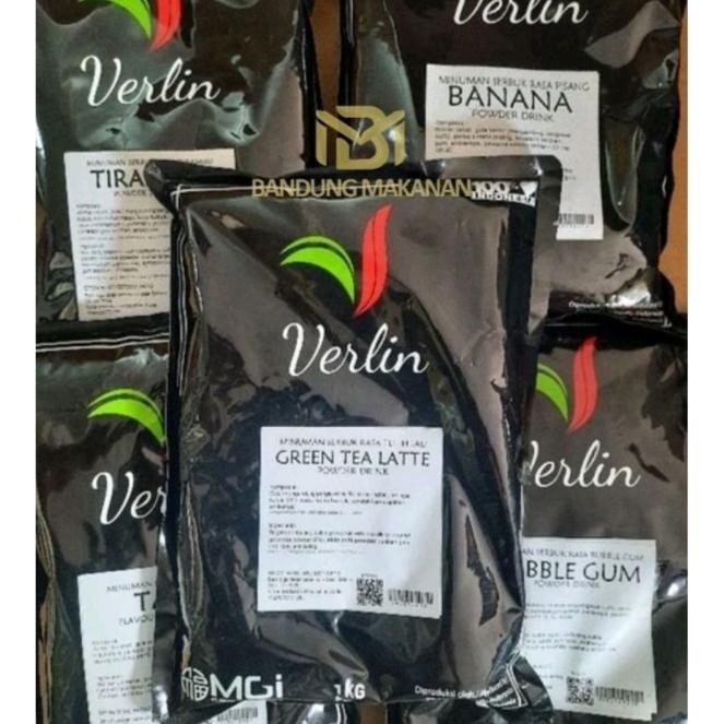 

Verlin minuman bubuk instan strawberry lychee melon 1KG stroberi leci - strawberry