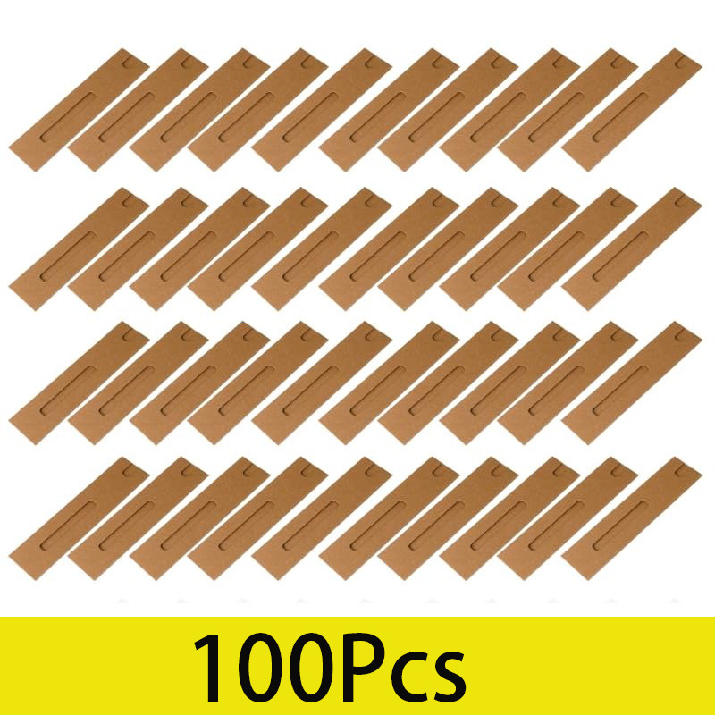 

100Pcs Cardboard Pen Holder Cardboard Pen Box Pen Packaging Boxes Pen Packaging KraftPaper Pen Holder Cardboard Pen Holder