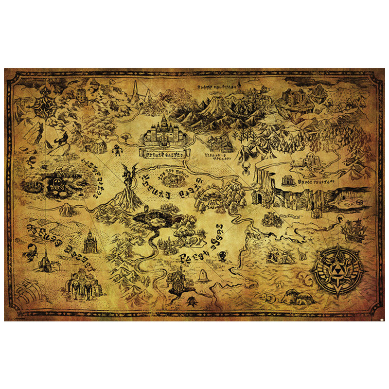 

AB diamond cross stitch A map of Zelda's wilderness breath 5D DIY diamond embroidery rhinestone painting diamond painting