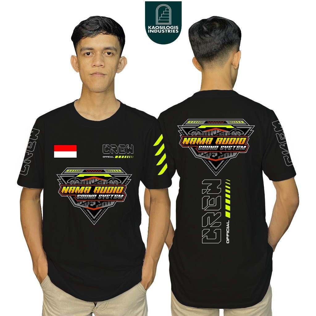 BACE.SHOP Kaos Audio Sound System Custom Nama Audio Crew Operator Sound System DB - Kaosilogis