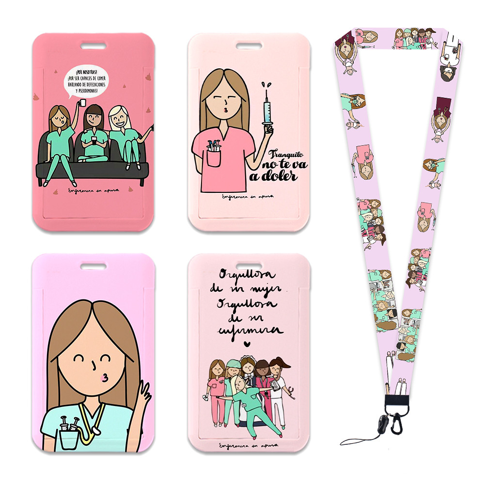 

Hot Sell ABS Custom Medical Care Business Badge Holder Plastic Hard ID PVC Card Holder With Custom Logo Pattern