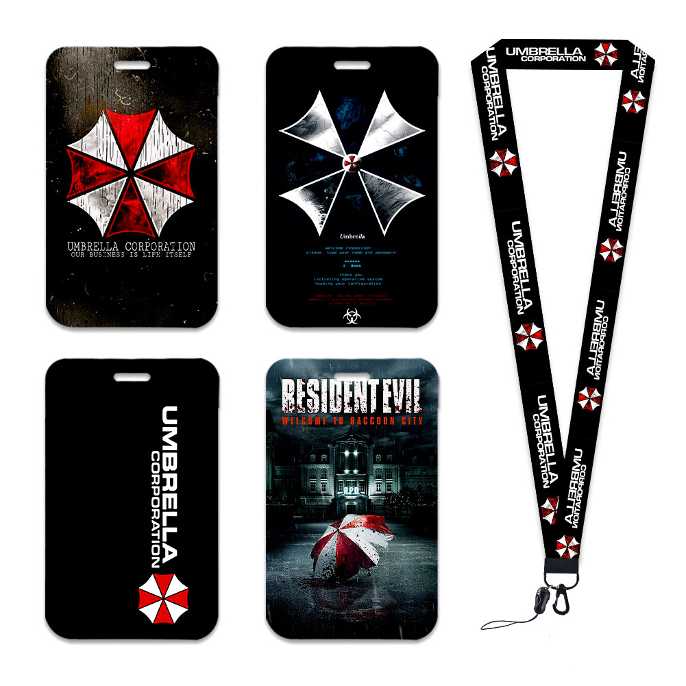 

Hot Selling Umbrella Movie Neck Strap Lanyard Movie Boys Card Cover Cartoon Badge Holder ID Card Students Hang Rope Gift