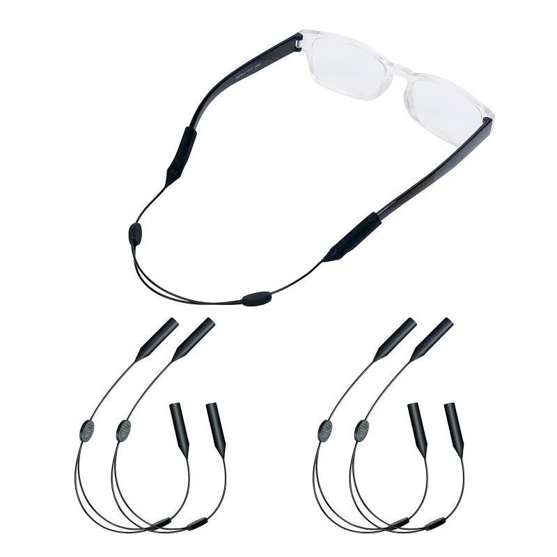 Karet Tali Kacamata Anti Slip Tali Kacamata Glasses Sport Strap Adjustable Tali Kacamata Olahraga
