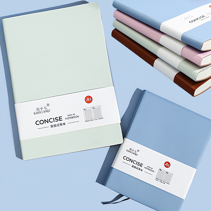 

A5 A6 Lined Notebook 160 Pages 80 GSM Thick Paper PU Leather Cover Business Journal Office Diary Writing Notepad Stationery