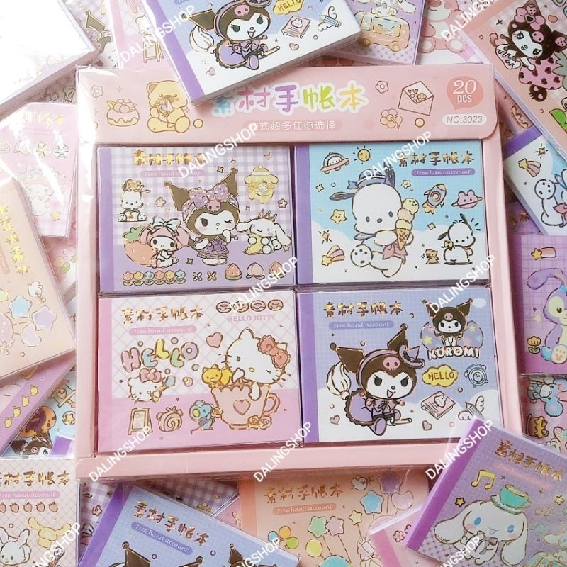 

Dalingshop [1 Buku isi 20 Lembar] Stiker Buku Ukuran Sedang Stiker Buku Sticker Stiker