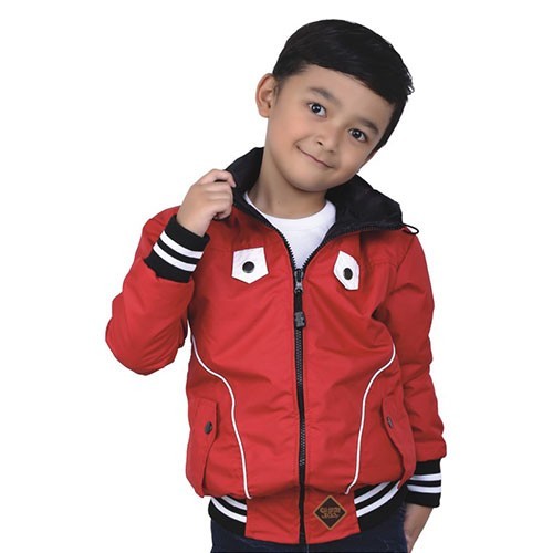 ✨LARIS✨ -Jaket Parasut Anak Laki-Laki Merah - CDG 126 - Catenzo Junior CJr