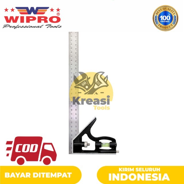 Kreasi Tools | Wipro Penggaris Kombinasi  PGK-12 12"