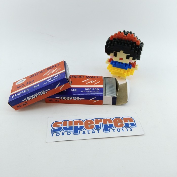 

Isi Staples 24/6 No 369 Great Wall