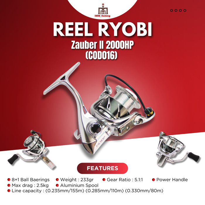 Reel Ryobi Zauber CS 3000 - II 2000HP
