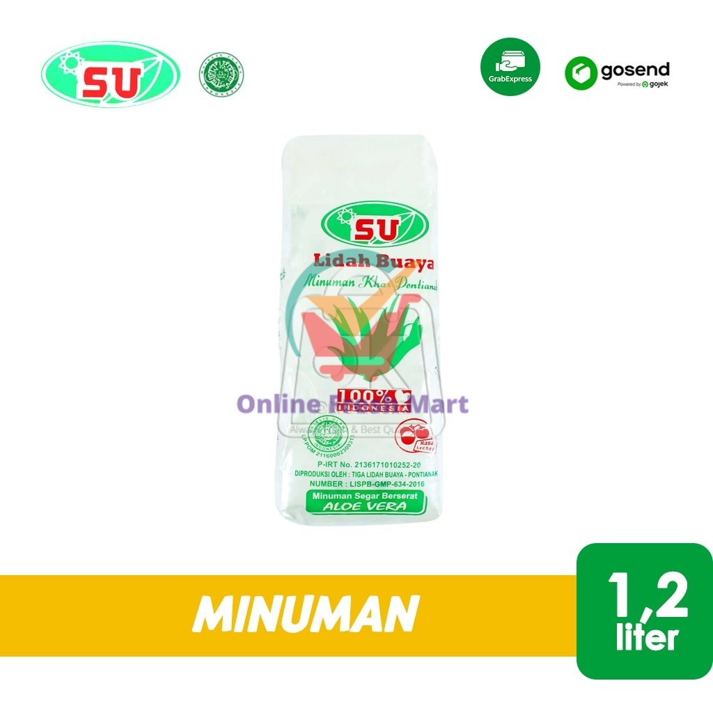 

Minuman Lidah Buaya SU / Aloe Vera Drink 1,2 Liter (KHUSUS INSTANT) - Online Fresh Mart Denpasar