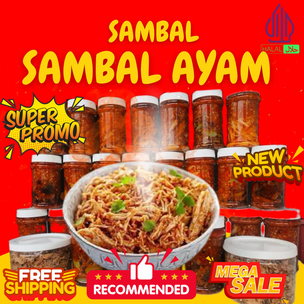 

Oseng Sambal Ayam Suwir 500 Gram nyambel