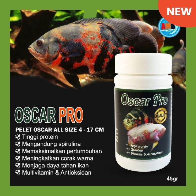 Pelet Pakan Ikan Oscar Premium Ikan Oscar Tiger Batik Albino
