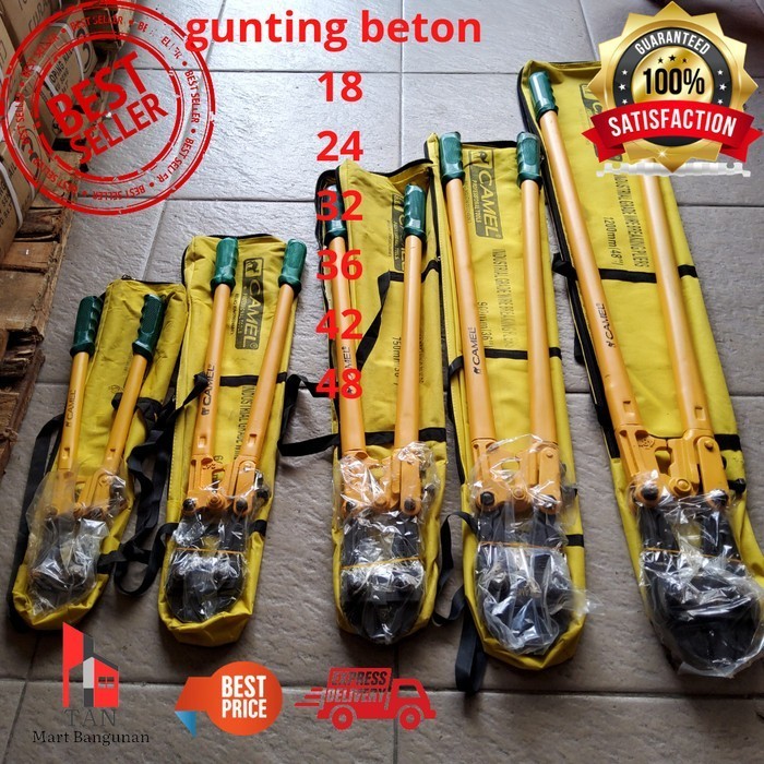 

Gunting Besi Beton Rantai 48 inch bolt Cutter / bolt Clipper Camel