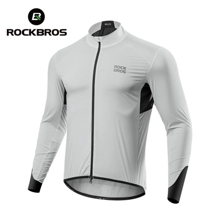 ROCKBROS Small Unisex Jaket Pelindung UV Lightweight Long sleeve Cycling Windbreaker Outdoor Cool An