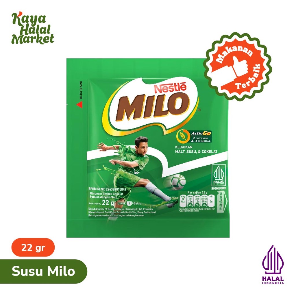 

Susu Milo Isi 10 Sachet X 22gr Kaya Halal Market