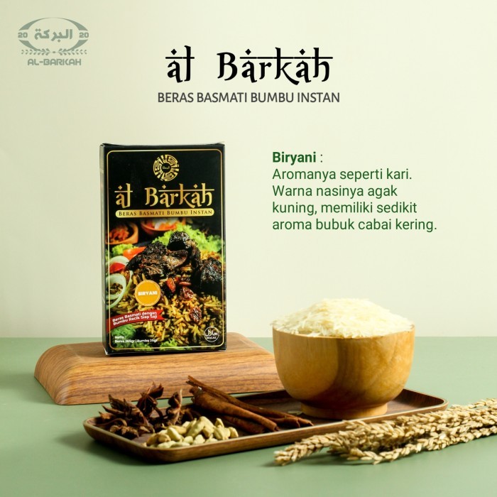 

✨TERLARIS -Beras basmati dan bumbu instan kebuli biryani mandhi kabsah AL BARKAH - Biryani