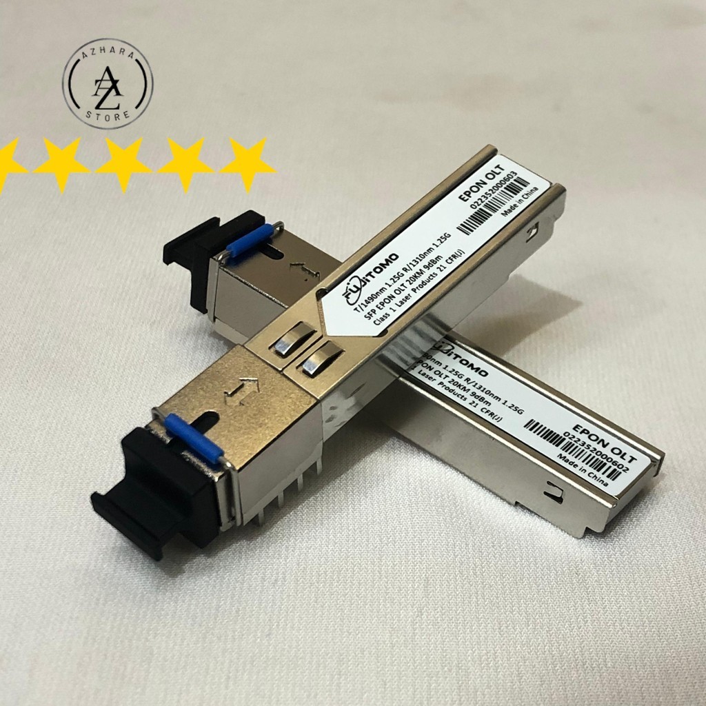 [TERMURAH] SFP EPON OLT PX20++ 20KM 9/10 dBm FUJITOMO ORIGINAL ( SUPPORT ALL OLT EPON )