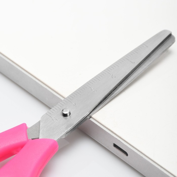 

[LOGU] Gunting Stainless Steel Tajam dengan Skala Ukuran