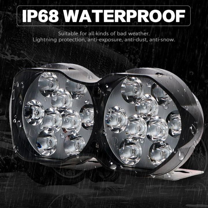 Super Terang Lampu Tembak Sorot Motor Dan Mobil 18 Mata 30 Watt Anti Air Lampu Sorot Utama Motor LED
