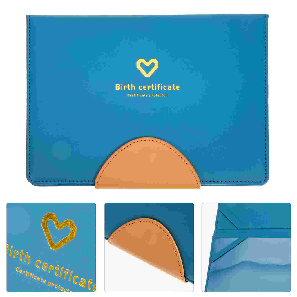 

Certificate Birth Baby Cover Protector Case Document Sleeve File Organizer Memory Book Frames Jackets Folder Box Memories Holder