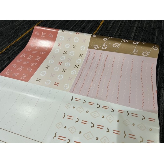 

Kertas kado premium batik pink cream