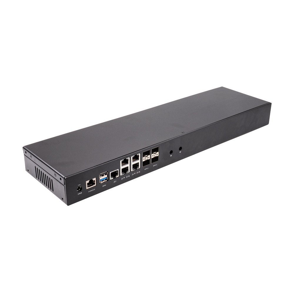 1U Rackmount with Atom C3808 C3758 C3758R C3558R C3338R 10G SFP+/2.5G SFP/5*2.5G Firewall/Gateway/DN