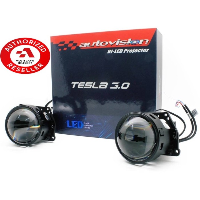 Projector BILED Autovision Tesla-3 130 Watt 5700k (Garansi 1 Tahun)