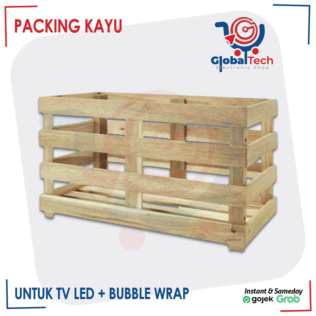 

Tambahan Packing Kayu + Bubble Wrap - Globaltech