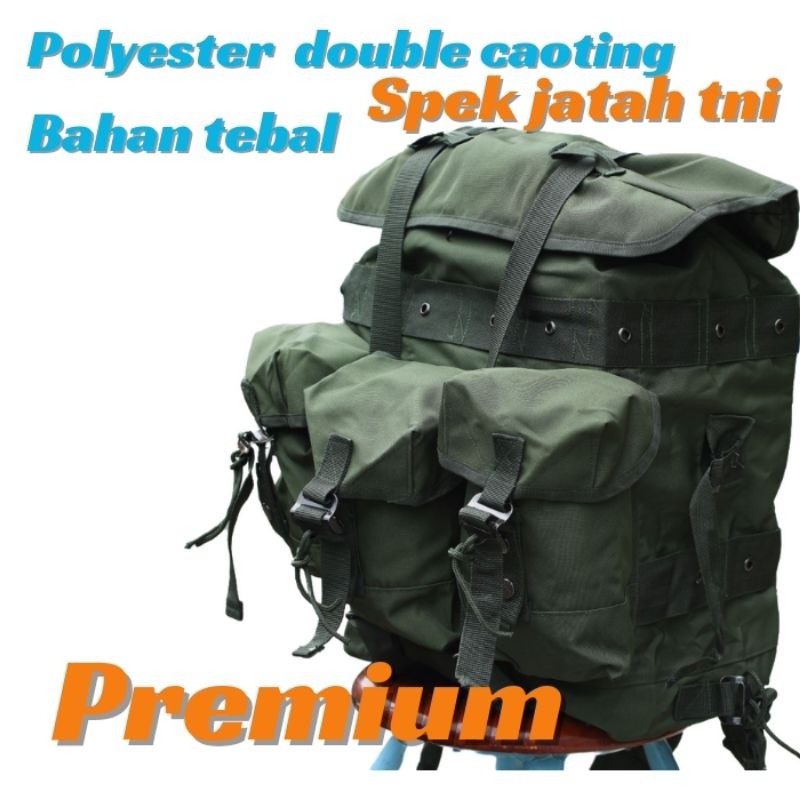 PROMO Ransel punggung Besar tni /  ransel korea hijau tni