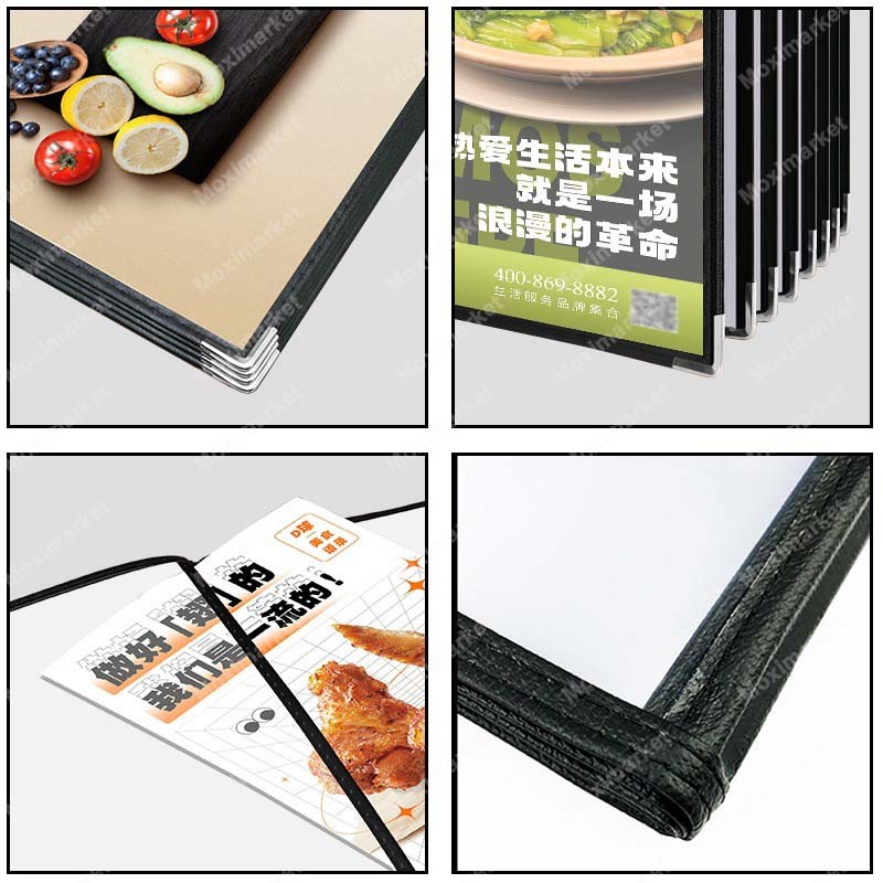 

RB [COD]Menu Sampul Pelindung Kulit A4 / Sampul Menu Restoran / Buku Menu