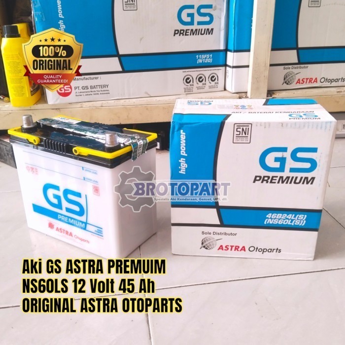 Aki Mobil Hyundai Accent Verna, Cakra, Creta, Matrix Accu GS ASTRA NS60LS Premium 45Ah
