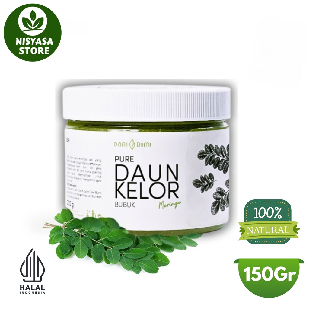 

Dari Bumi Daun Kelor Moringa Bubuk Premium Pure Organic 150gram